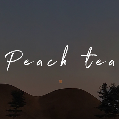 Peach tea