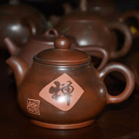 建水紫陶与普洱茶