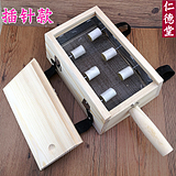 仁德堂 专业制作木制艾灸盒温灸盒器