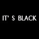 It's black
